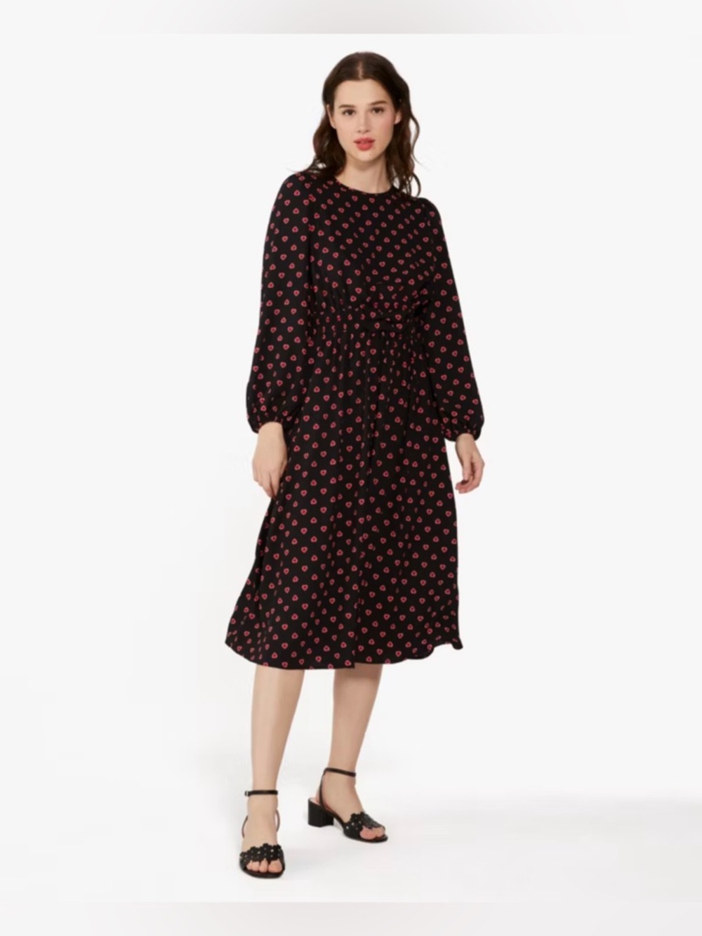 Heartfelt Geo Midi Dress by Kate Spade